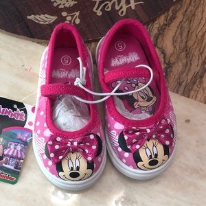 Toddler girl size 5 Minnie Mouse shoes
